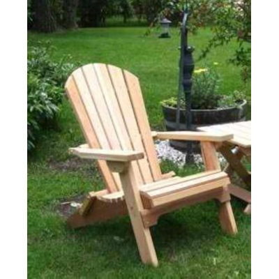 Cedar Folding Adirondack Chair, Amish-made