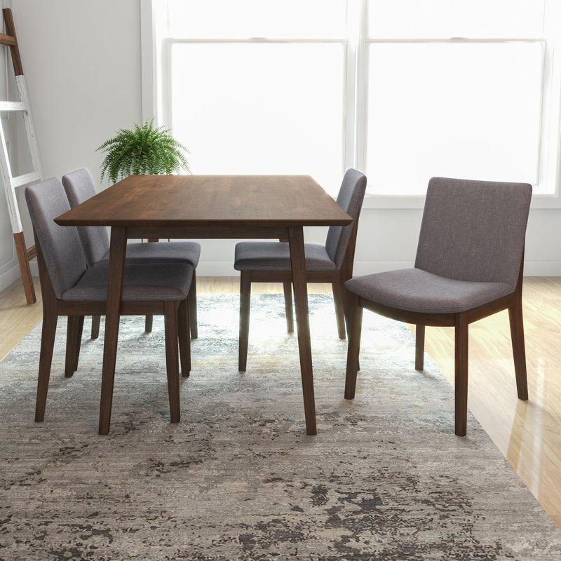 Ensemble repas pour 4 personnes Keiran-Neely, gris