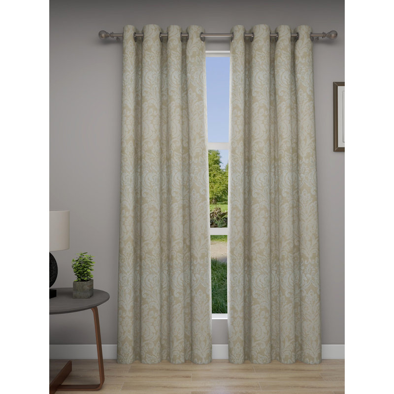 Ruano Room Darkening Curtain Pair, Latte