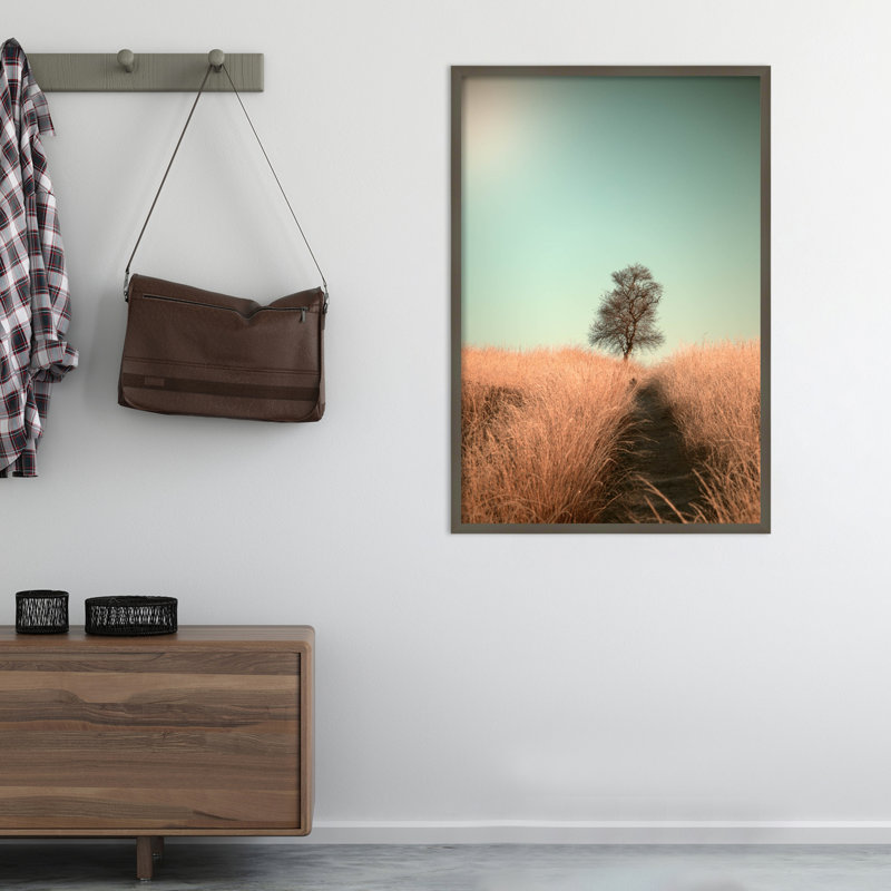 Grass And Path by Jaap Van Den, 28" W x 41" H, Gray