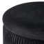 37.5cm Wide Velvet Cylinder Striped Standard Ottoman-1343830869