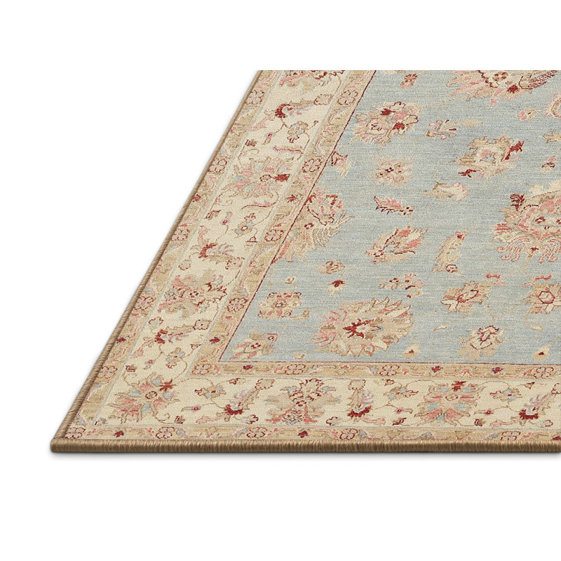 Tapis traditionnel beige / brun, Rectangle 4 pi x 6 pi