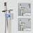 Floor Waterfall Faucet with Diverter-102498958