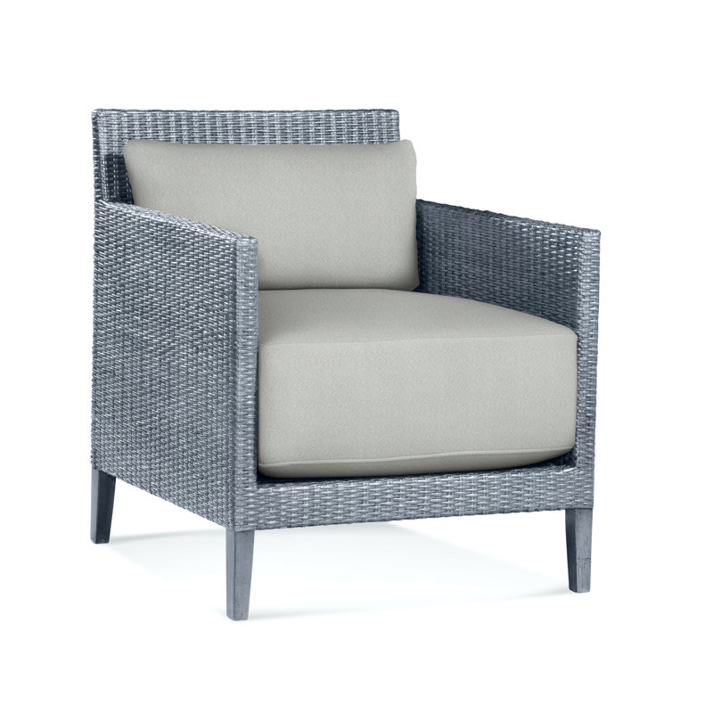 Beryl Armchair, Ivory Crypton Performance; 0886-91, Sea Glass