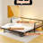 Multi-function Daybed with LED and Adjustable Trundle-389676113