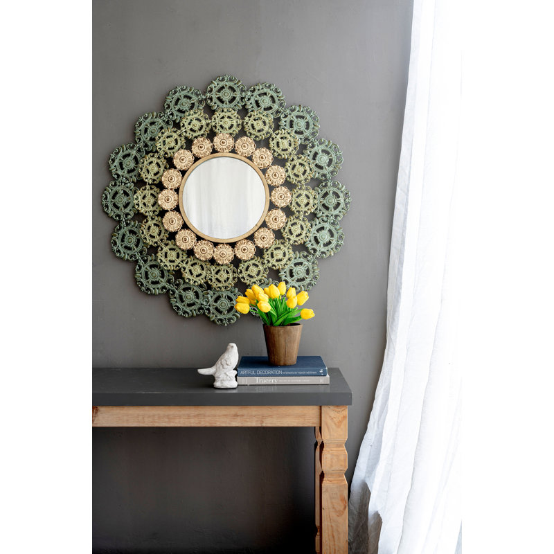 Miroir médaillon D38 x 3,5 po Mcguire