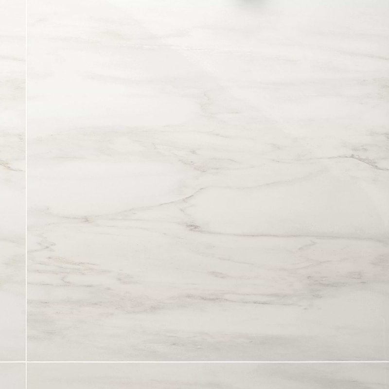 Dreamstone 24X24 Polished Porcelain Tile, Dolomite Snow Polished