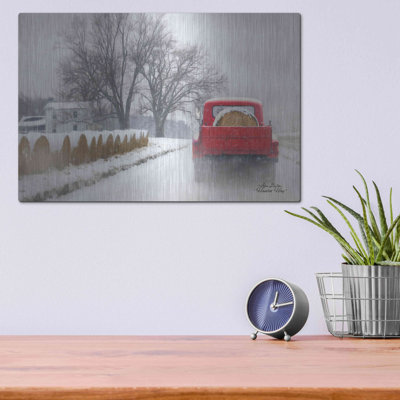 'Haulin' Hay' by Lori Deiter, Metal Wall Art,