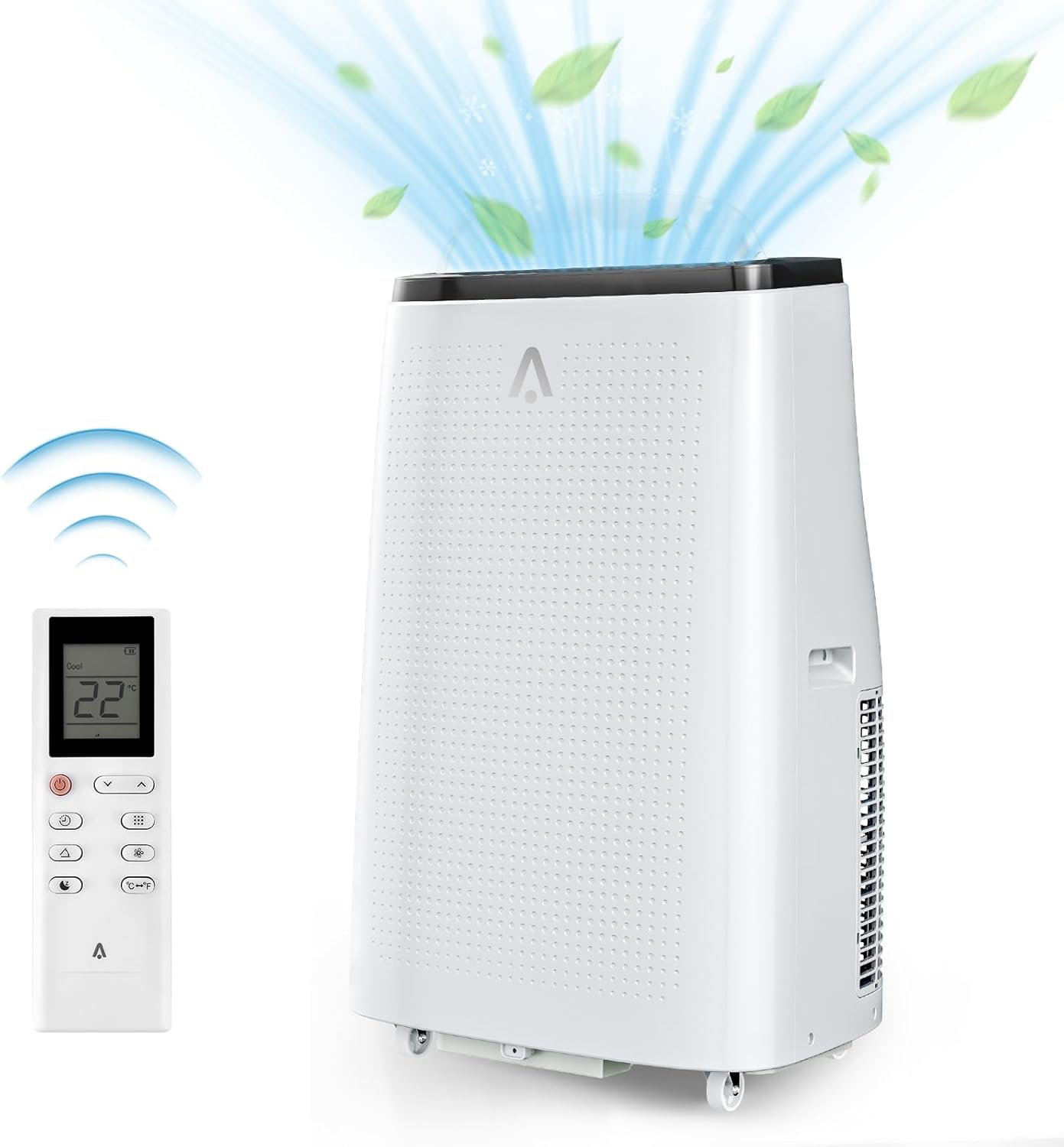 LumiParty 14000Btu Portable Air Conditioner with Remote Control,3in1