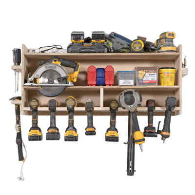 Cordless Tool Shelf, Unfinished