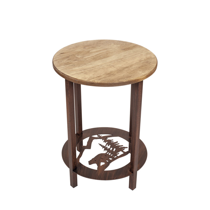 Table de bout avec rangement Harner