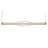 Dune Horizontal Suspension Light - DIM0-10V LED - Ivory White Shade-53919092