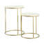 Tables gigognes en marbre Sholto