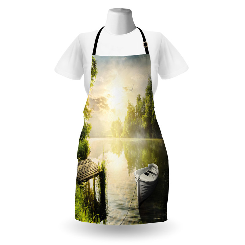 No Pattern Bib Apron