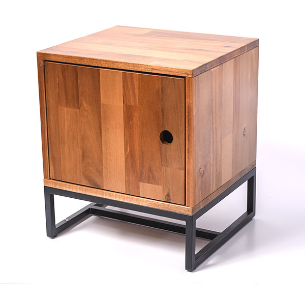 Dixson 45cm W Manufactured Wood Bedside Table
