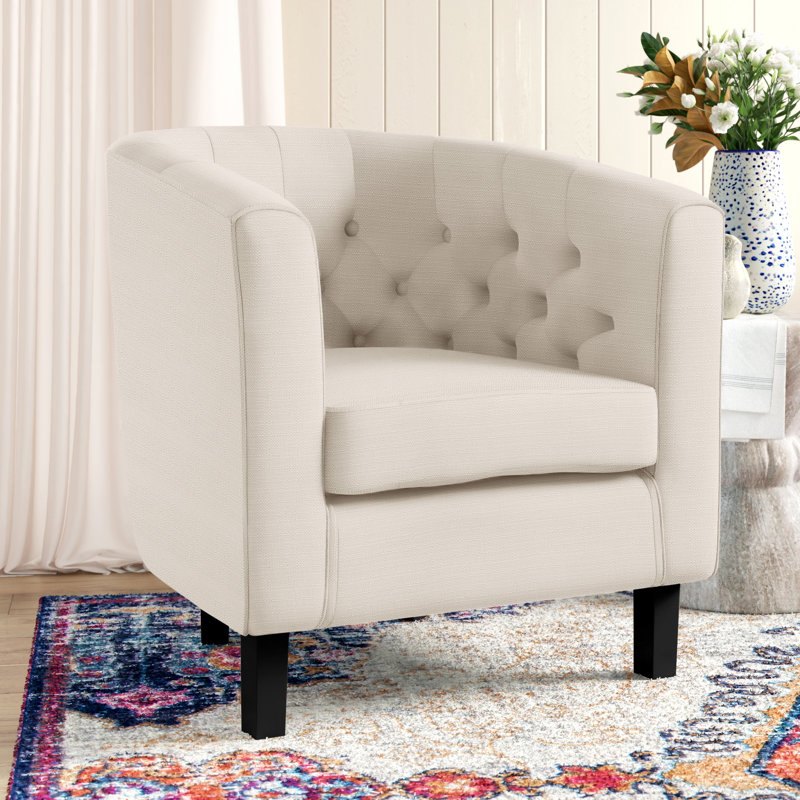 Modway Prospect Upholstered Armchair, Beige