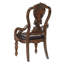 Ensemble de fauteuils de salle à manger traditionnels 2 pièces