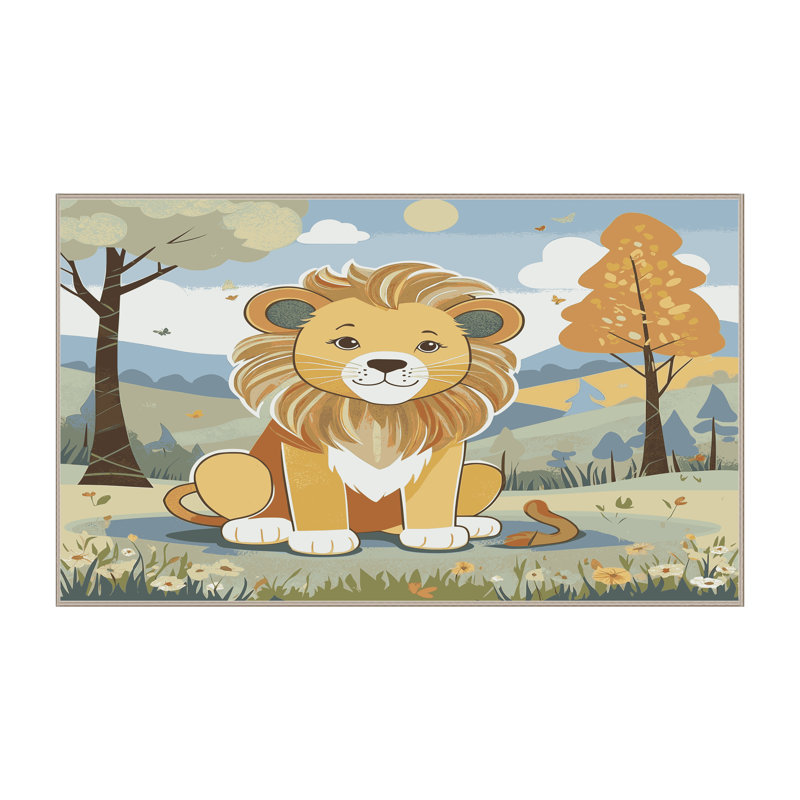 Tapis pour enfants East Urban Home, Rectangulaire 2 pi x 3 pi