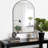 20X30 Inch  Metal Framed Arched Bathrrom Mirror For Wall.-1541080217-1541080216