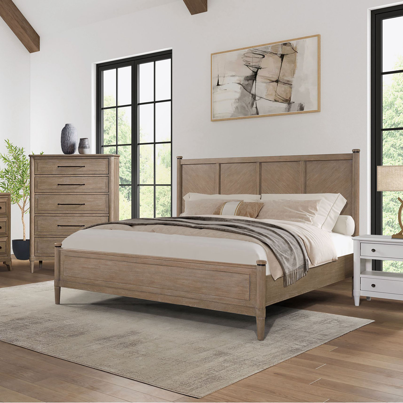 Dana Heights Lo-Post Bed, King