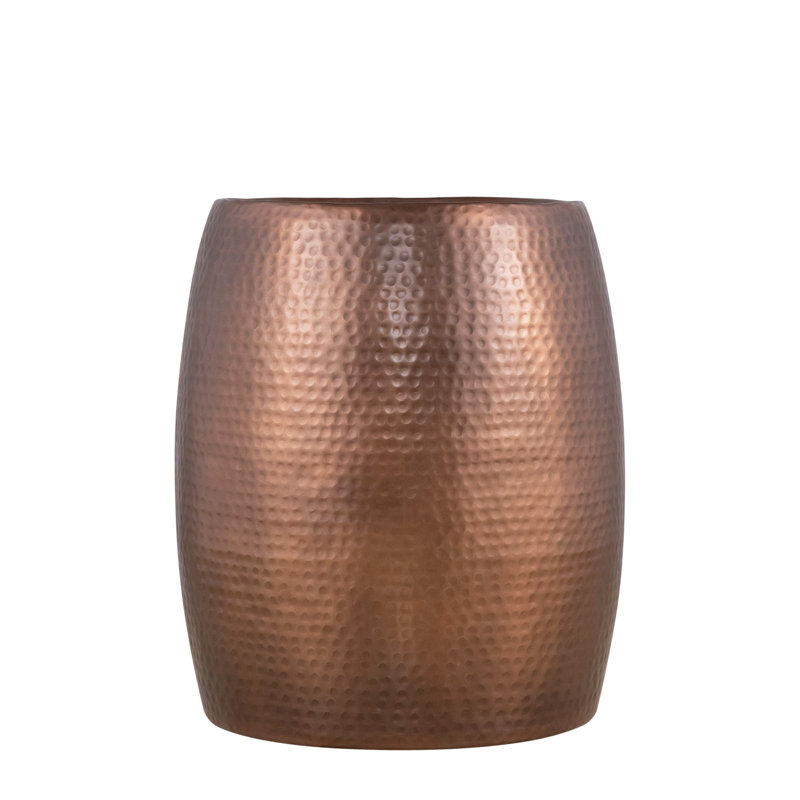 Table de bout et table d'appoint en cuivre antique ET501, Cuivre