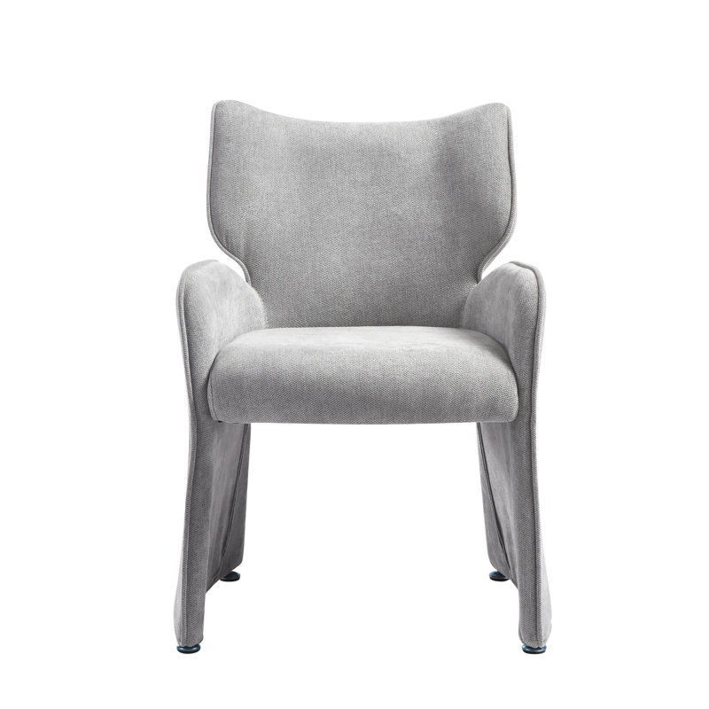 Chaise rembourrée Keeler, Gris