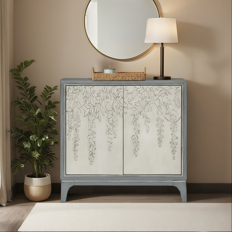 Stevensville Grey Two Door Cabinet