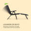 140cm Long Reclining Single Chaise-42115043