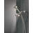 Round 2-in-1 Dual Shower Head with 5-Setting HandHeld Spray 1.75 GPM Brushed Nickel-117545932