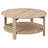 Round Engineered Wood Coffee Table