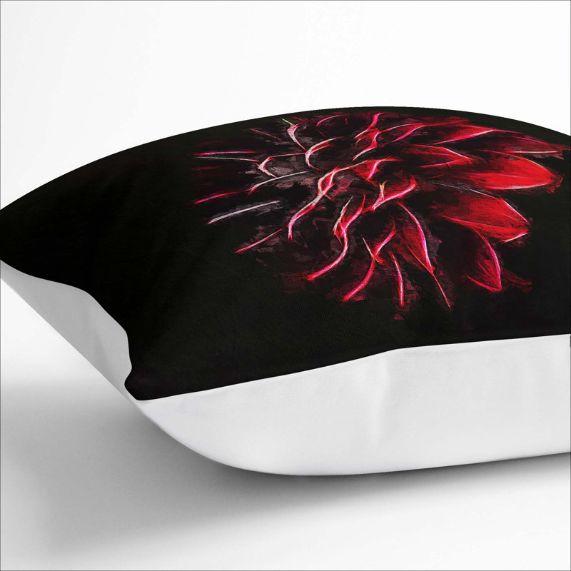 Square Throw Cushion, 40cm H x 40cm W x 15cm D, White