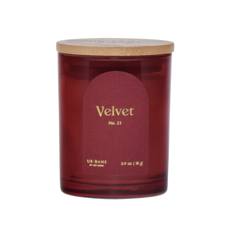 Velvet Scented Jar Candle, 3.9 oz Jar