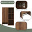 Armoire latérale 24 po et tablettes de rangement combinées, porte à fermeture douce-1481741791