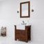 Meuble-lavabo de comptoir en marbre blanc Carrare 30 po Keighley-1641853743-1641853729