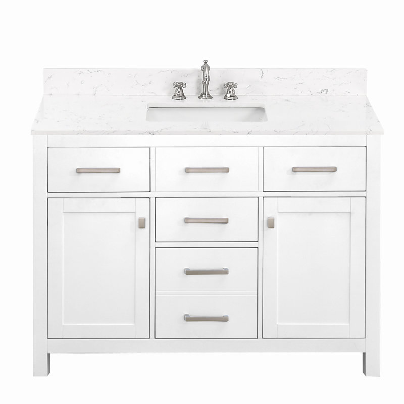 Meuble-lavabo 48 po avec lavabo simple 48 po