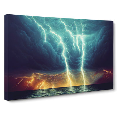 Miraculous Thunderstorm - Wrapped Canvas Print