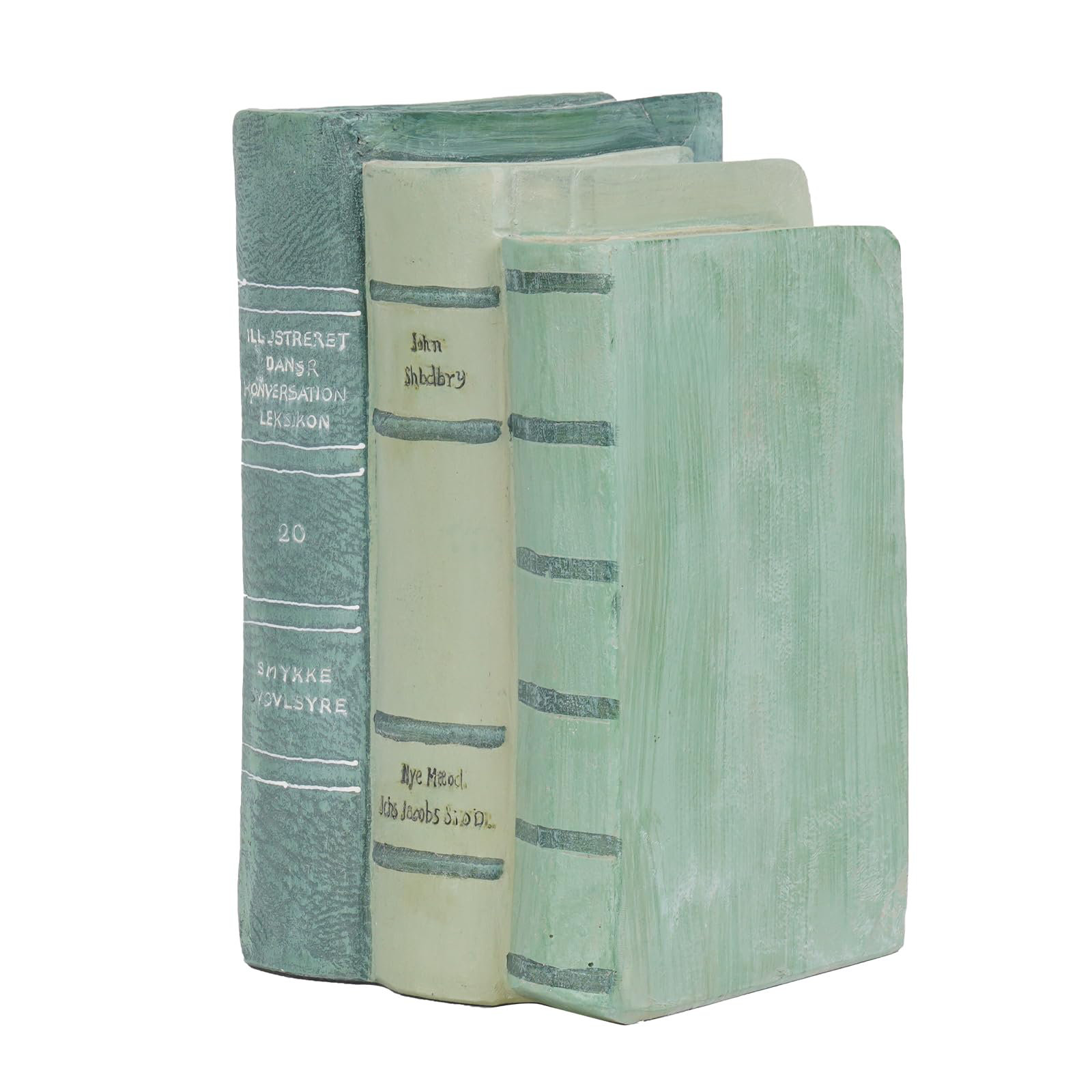 Latitude Run® Elegant sage green decorative book set | Wayfair