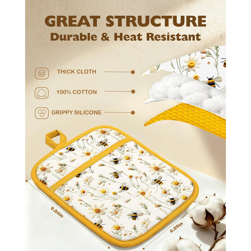 Porte-casseroles Silcone Daisy Bee