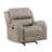 Niosha 38" Transitional Polished Microfiber Rocker Reclining Chair with Gentle Rocking, Durable Support & Foam Over Coils-1940376377