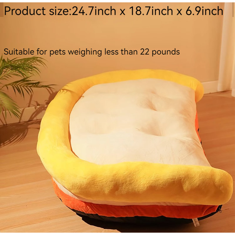 Canapé pour animal de compagnie, H 6,9 po x l 24,7 po x P 18,7 po