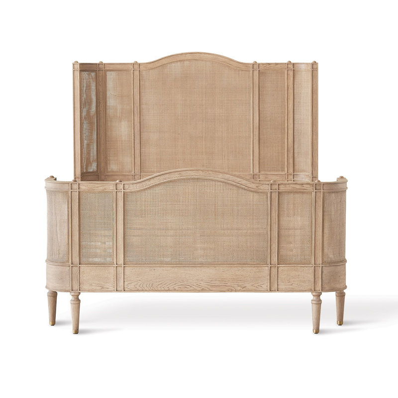 Solid Wood Bed, Natural, King
