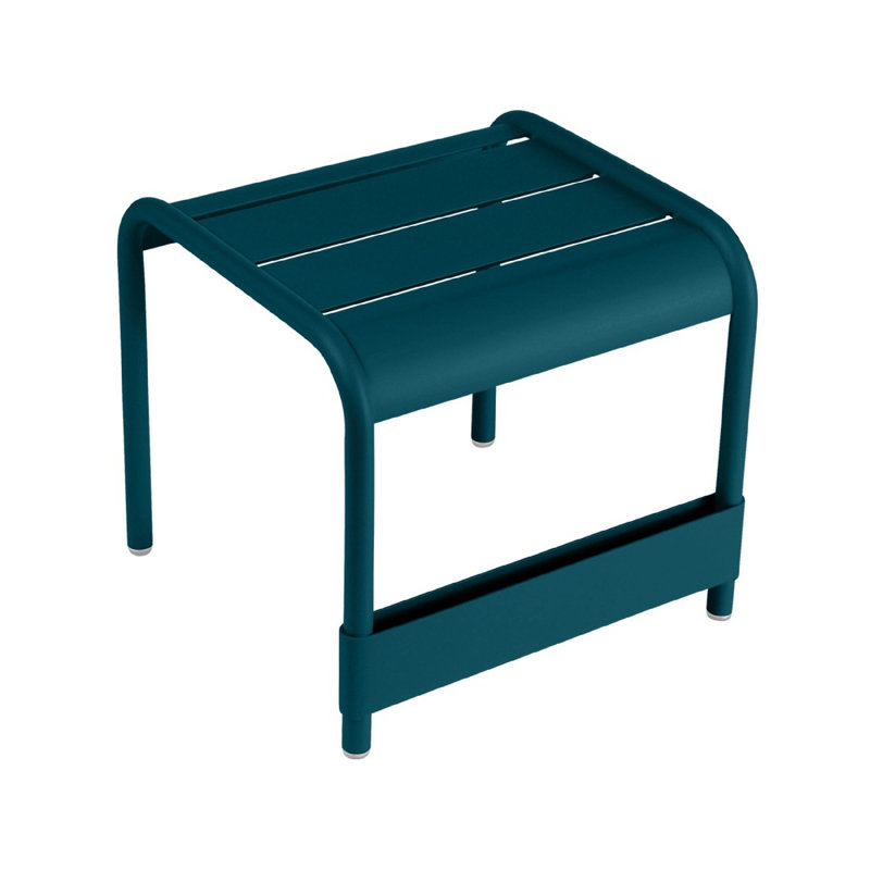 Luxembourg Outdoor Side Table , 17'' in. W 16.5'' in. D, Acapulco Blue