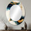 Miroir mural doré moderne Golden Coastal-1287346400