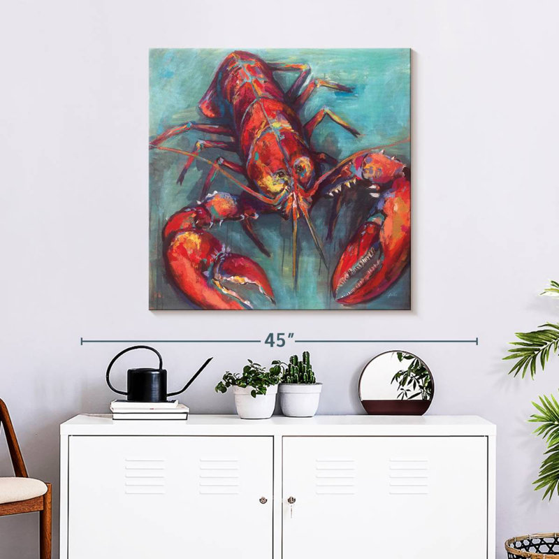 Crowle Lobster, 30" H x 30" W