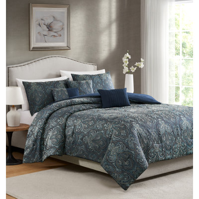 Josephine Damask Jacquard Comforter Set