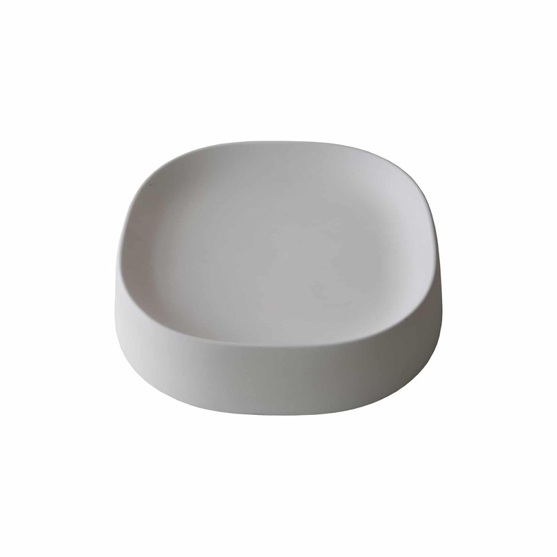 Bac à plantes Pebble, Blanc alpin, H 4 po x l 15 po x P 16 po