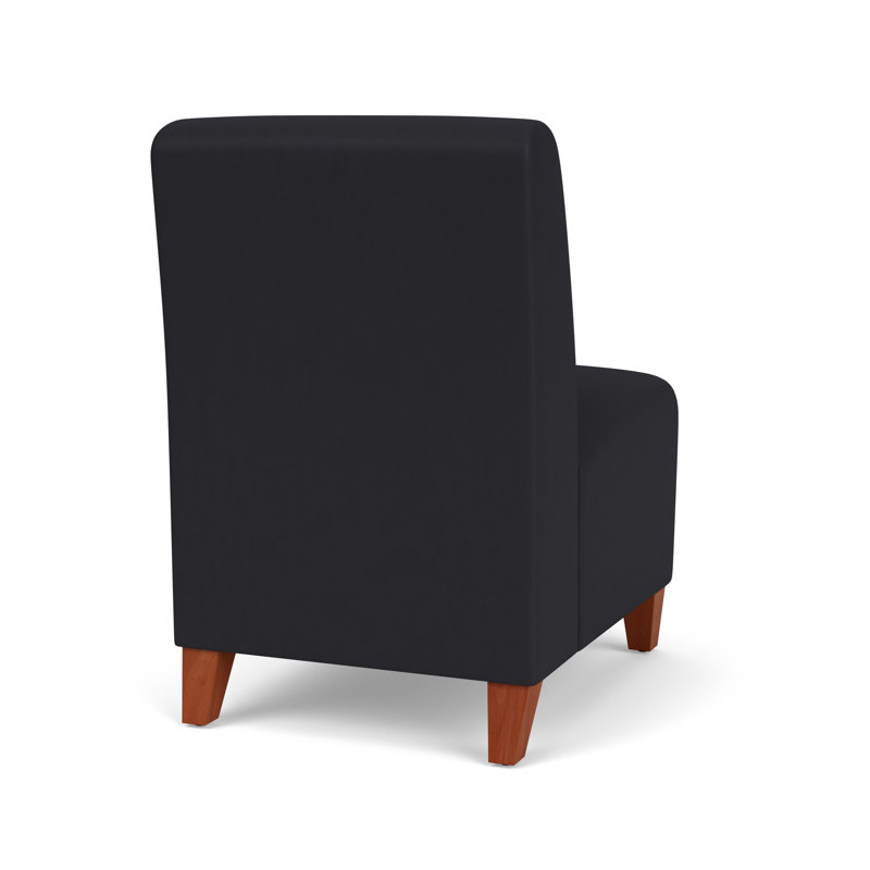 Chaise d'invité sans accoudoirs Siena, Cherry, Patriot Plus Black