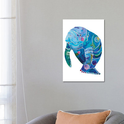 Manatee II by Jo Lynch - Wrapped Canvas Gallery-Wrapped Canvas Giclée