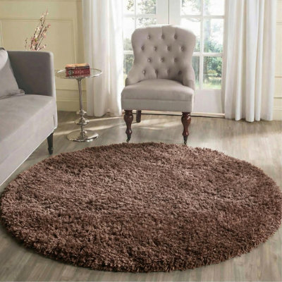 Esterly Shaggy Dark Beige Rug