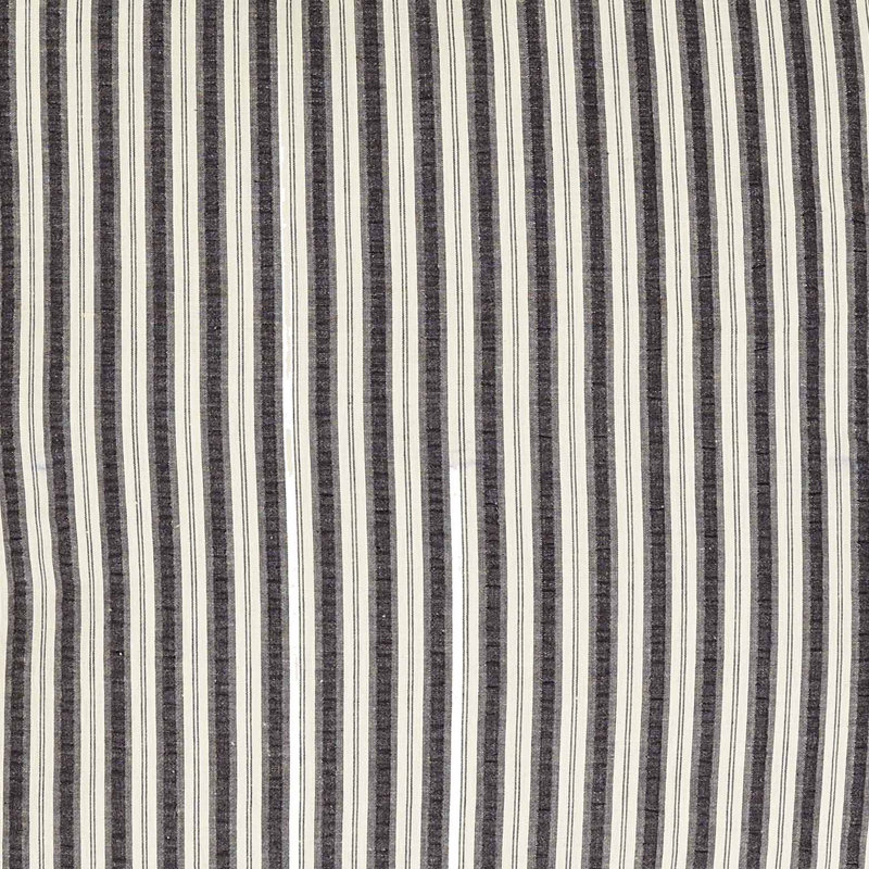Ashmont Charcoal and Antique White Cotton Euro Sham